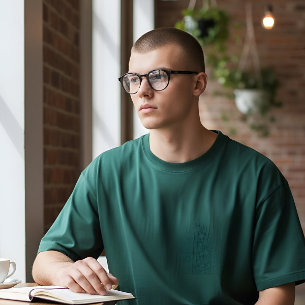 Armação de Óculos SP5031 Redondo Preto