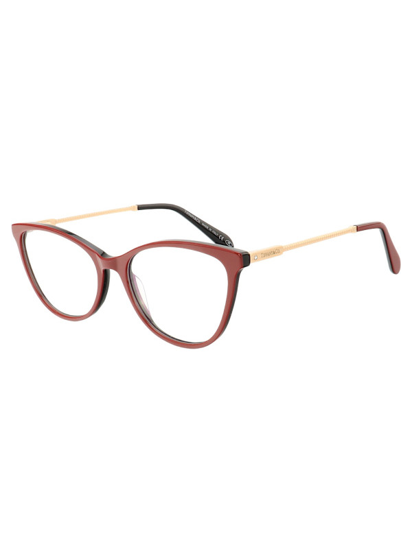 Armação de Óculos Oval TF2668 Azul Vermelho e Preto