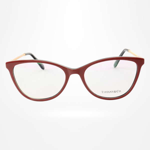 Armação de Óculos Oval TF2668 Azul Vermelho e Preto