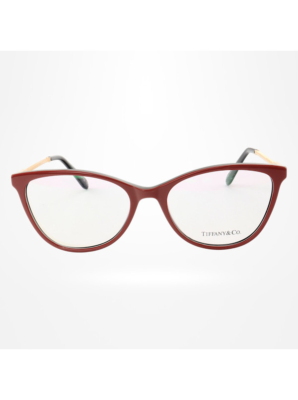 Armação de Óculos Oval TF2668 Azul Vermelho e Preto