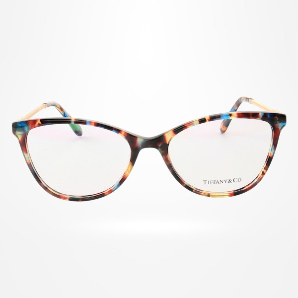 Armação de Óculos Oval TF2668 Azul Tartaruga