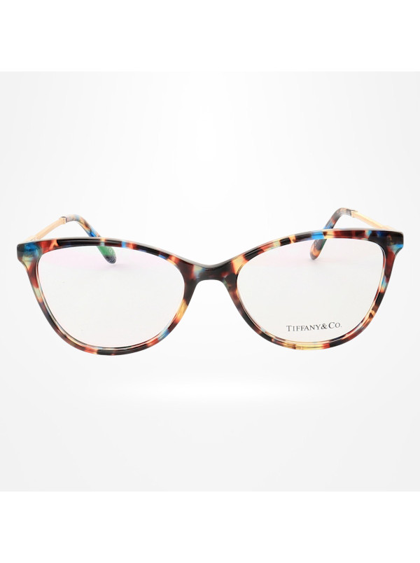 Armação de Óculos Oval TF2668 Azul Azul Tartaruga