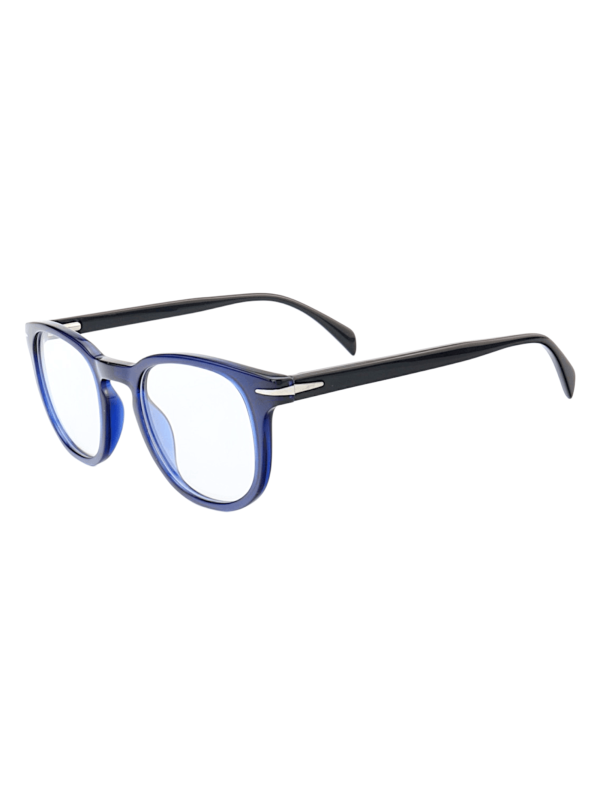 Armação de Óculos Quadrado DB1015 Azul e Preto