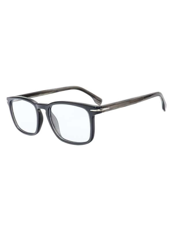 Armação de Óculos Quadrado DB1009 Preto Rajado