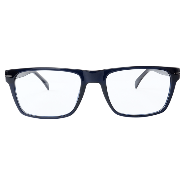 Armação de Óculos Quadrado MC3912 Azul e Preto
