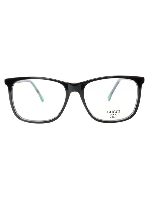 Armação de Óculos Quadrado GG05540 Preto e Cinza