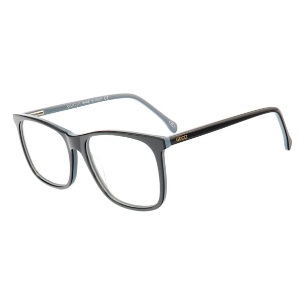 Armação de Óculos Quadrado GG05540 Preto e Cinza