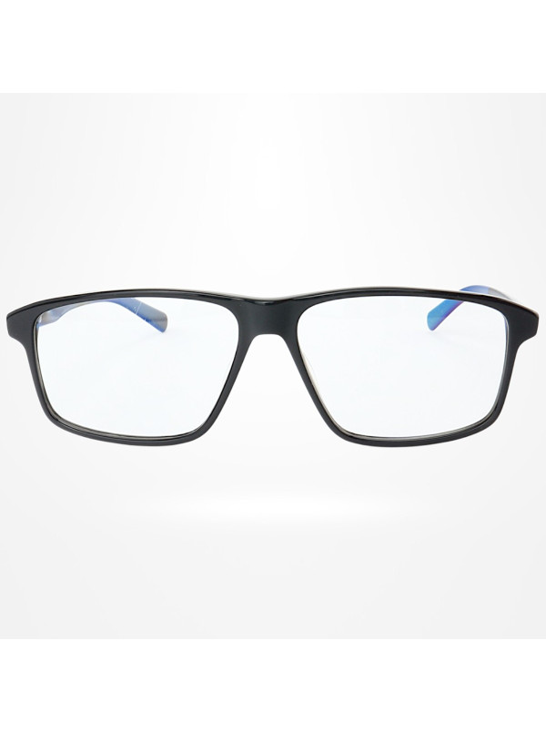 Armação de Óculos Quadrado MC3900 Preto e Azul
