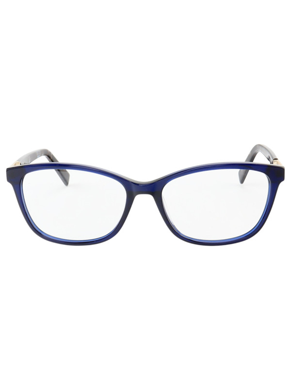 Armação de Óculos Retangular MC3810 Azul Tartaruga