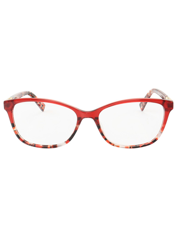 Armação de Óculos Retangular MC3810 Vermelho Floral