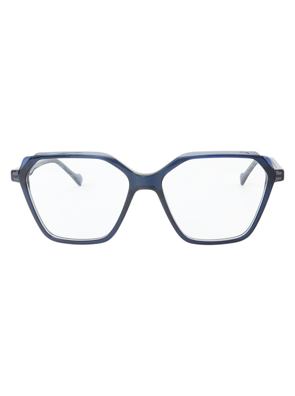 Armação de Óculos Retangular MC4008 Azul