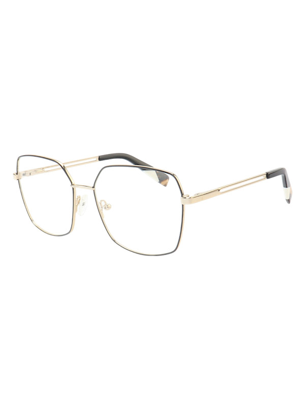 Armação de Óculos Quadrado MT6947 Dourado e Preto