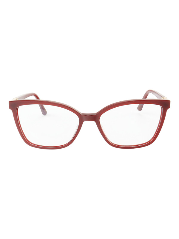 Armação de Óculos Quadrado PY545 Vermelho