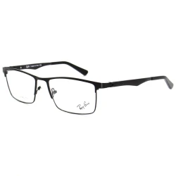 Armação de Óculos Masculina FN9127 Metal Titanium Preto