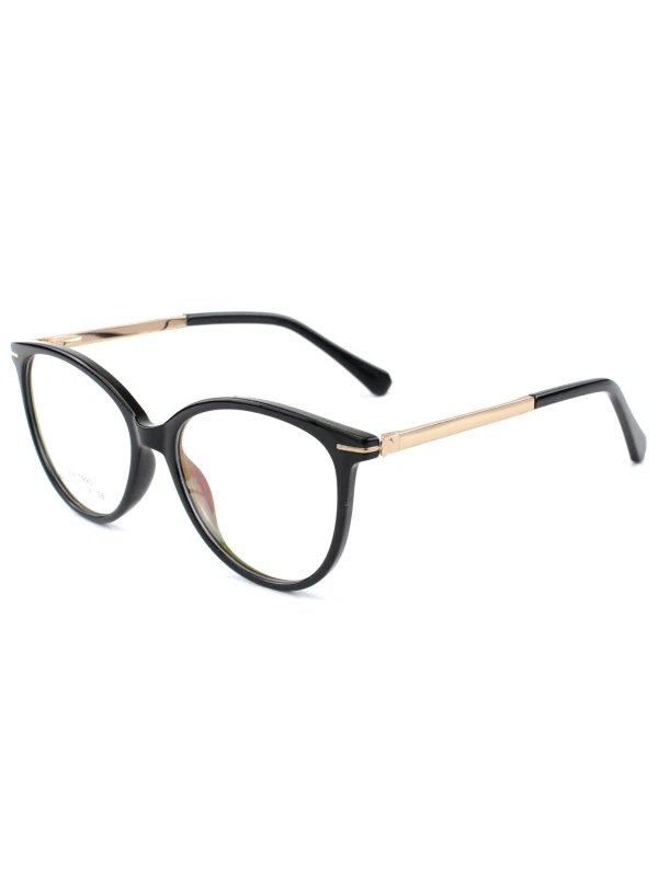 Armação de Óculos Redonda Venuch 68123 Preto