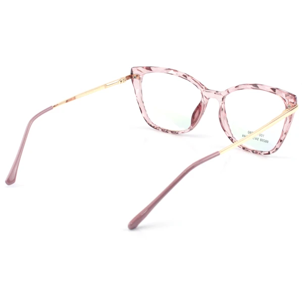 Armação de Óculos Quadrado Ohana 68258 Rosa Translúcido