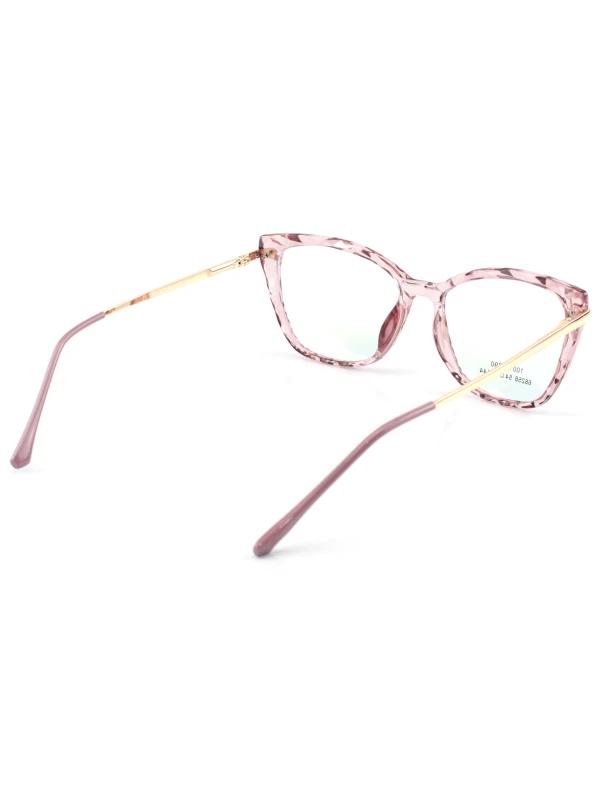 Armação de Óculos Quadrado Ohana 68258 Rosa Translúcido