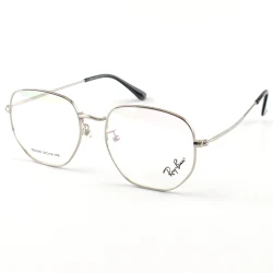 Armacao de Óculos RX 6448 Hexagonal Prata