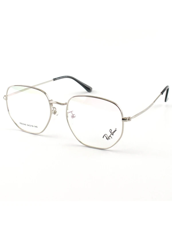 Armacao de Óculos RX 6448 Hexagonal Prata