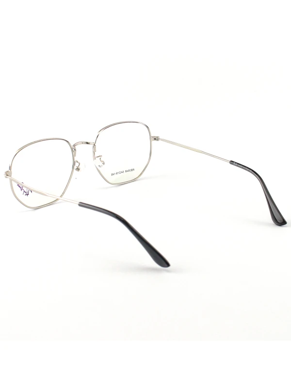 Armacao de Óculos RX 6448 Hexagonal Prata
