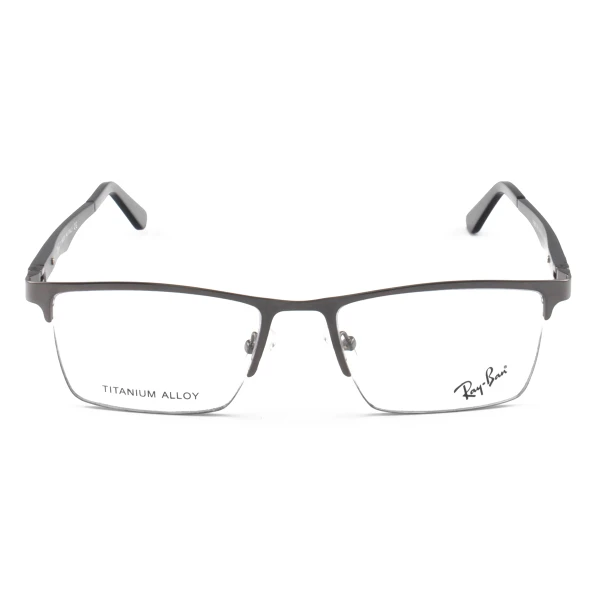 Armacao de Óculos Masculina Meio Aro FN9128 Grafite