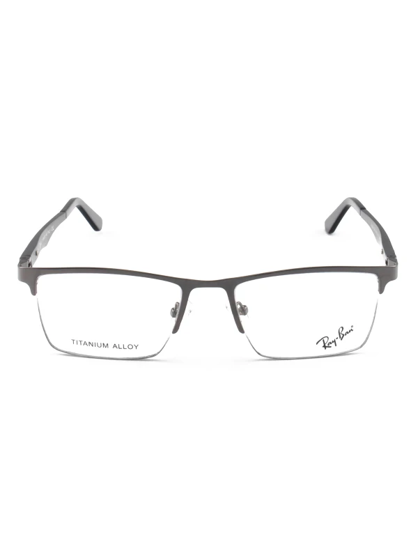 Armacao de Óculos Masculina Meio Aro FN9128 Grafite