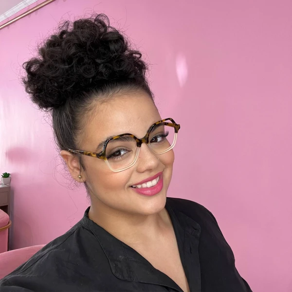 Armação de Óculos Quadrada VO5363 Tartaruga Degrade