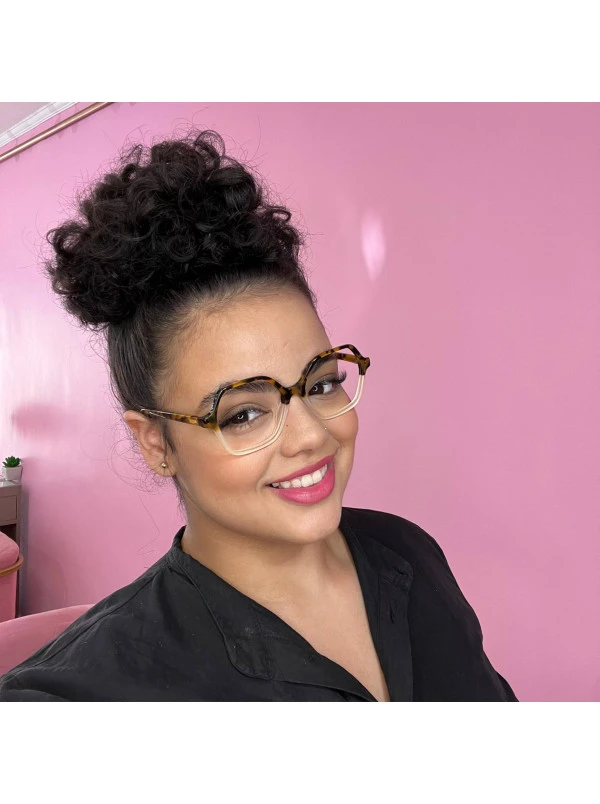 Armação de Óculos Quadrada VO5363 Tartaruga Degrade