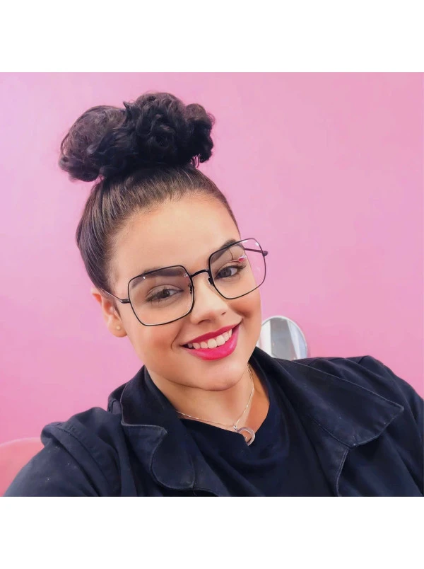 Armação de Óculos Quadrado Square FN1971 Preta