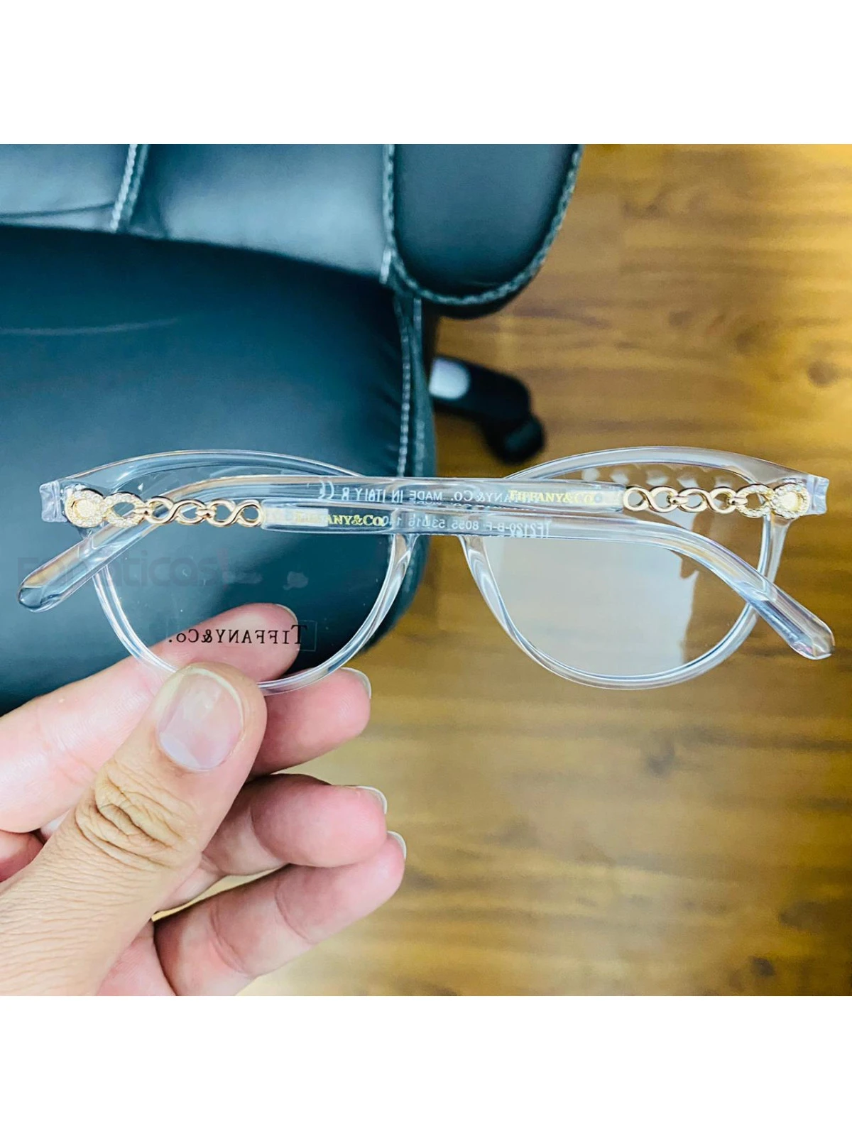 Armação de Óculos Oval Infinito TF2120 Transparente