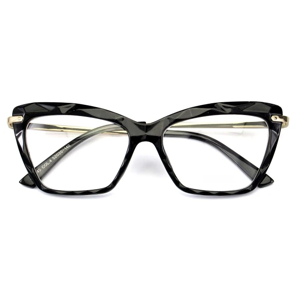Armação de Óculos Gatinho DG5025 Diamante Preto