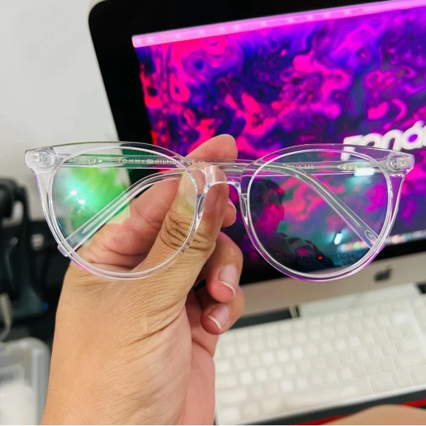 Armação de Óculos Redondo TH1451 Transparente