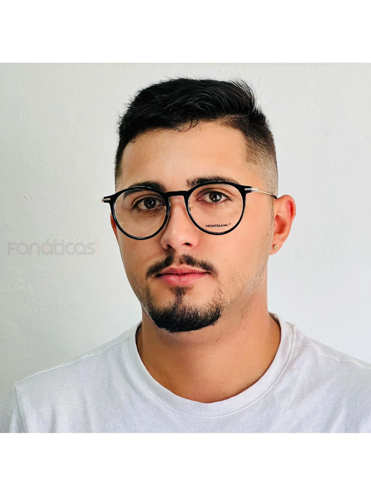 Armação de Óculos Redondo MB0090 Preto