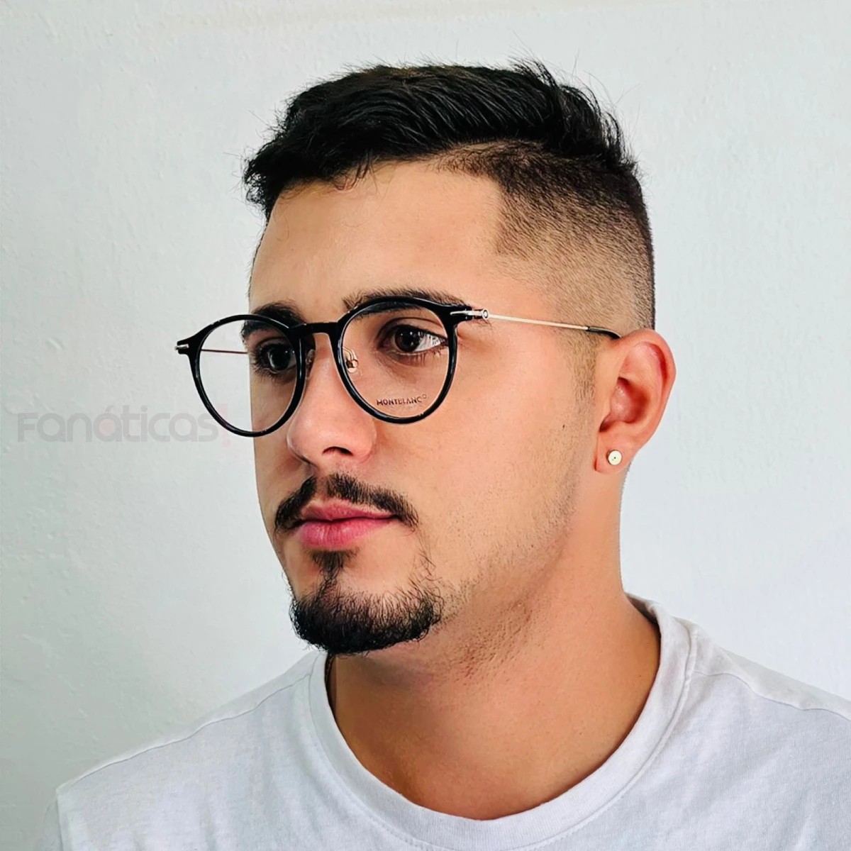 Armação de Óculos Redondo MB0090 Preto