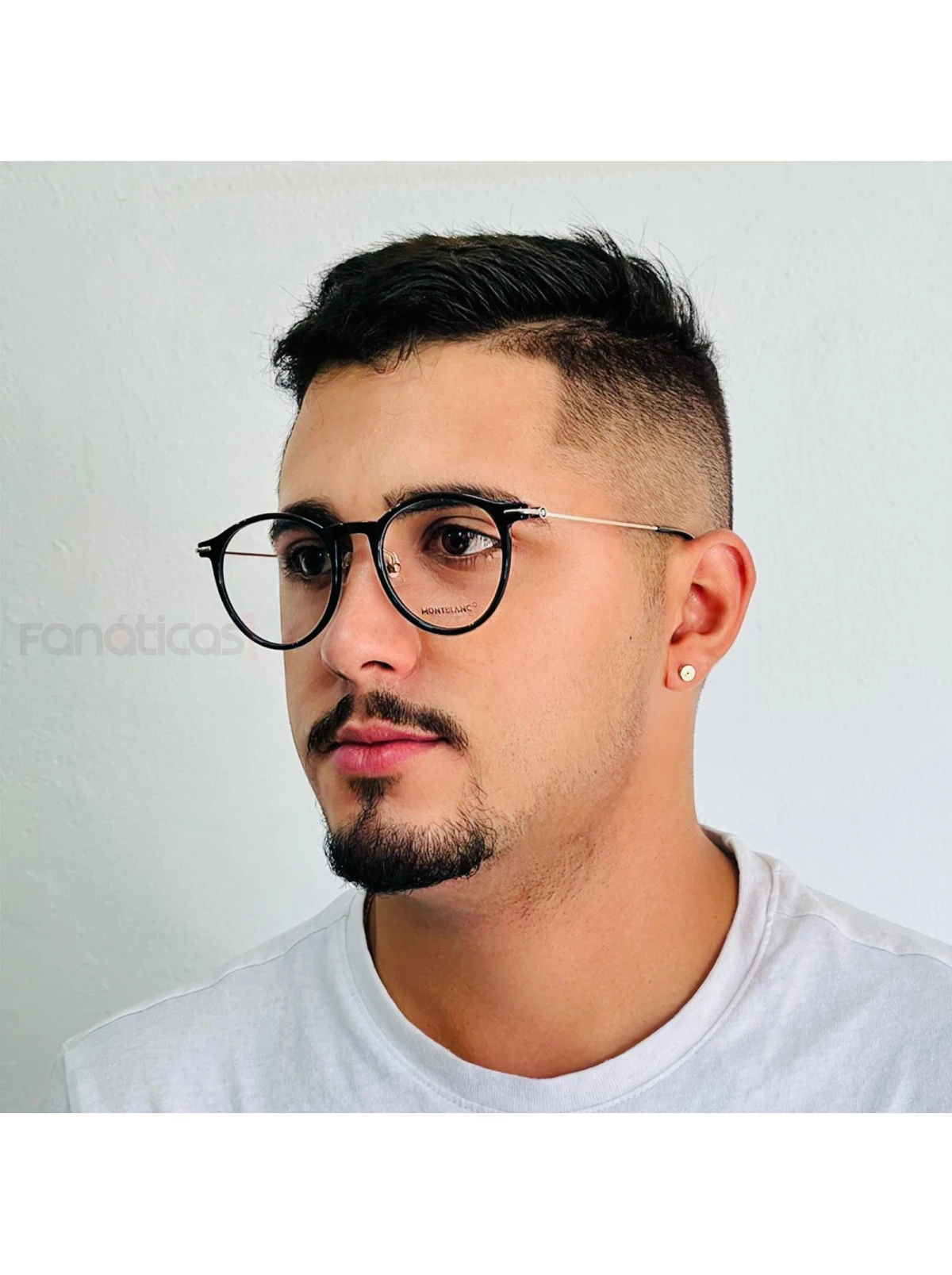 Armação de Óculos Redondo MB0090 Preto