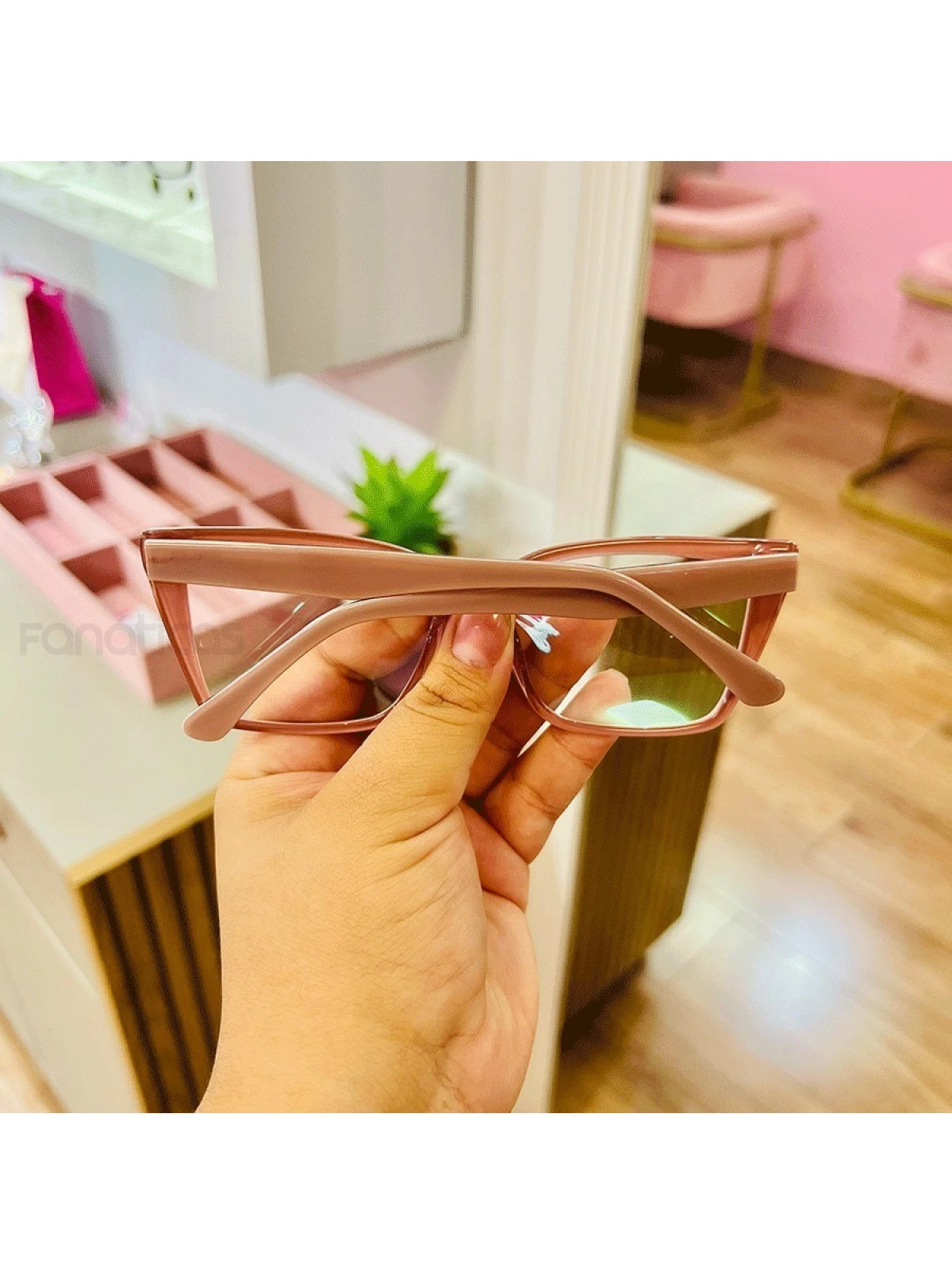 Armação de Óculos Quadrada DG5031 Rose