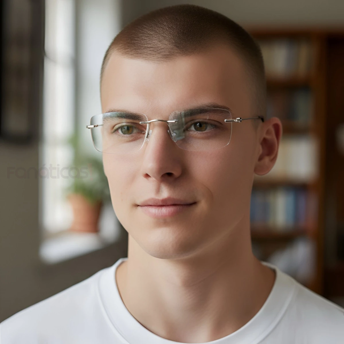 Armação de Óculos Retangular Balgriff MB0101AO Prata