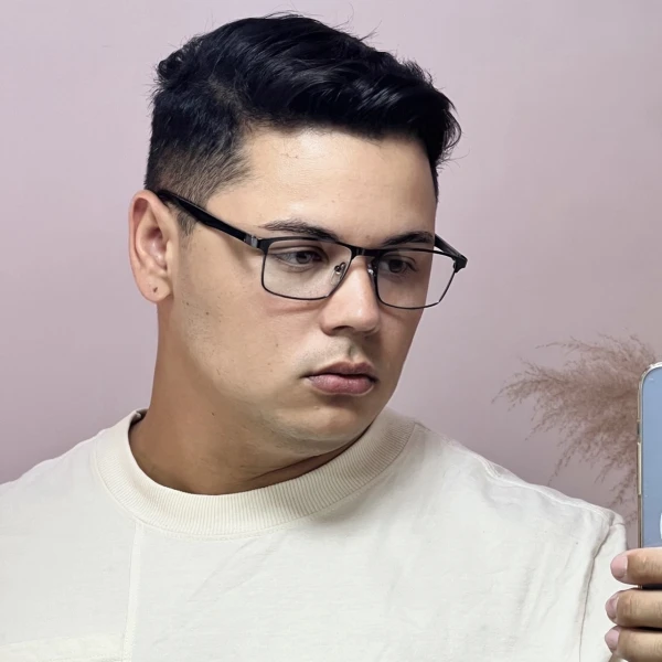 Armação de Óculos AQ240503 Retangular Grafite