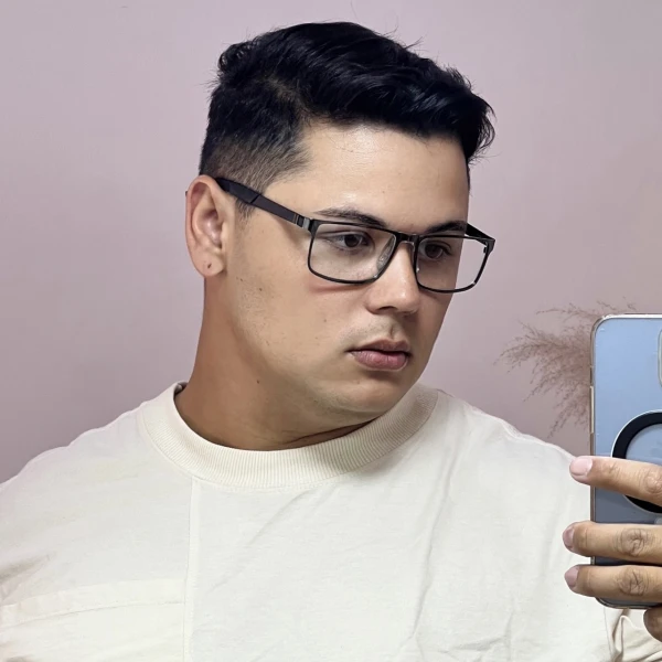 Armação de Óculos AQ240701 Retangular Grafite