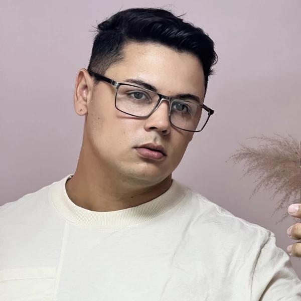 Armação de Óculos AQ230915 Retangular Grafite