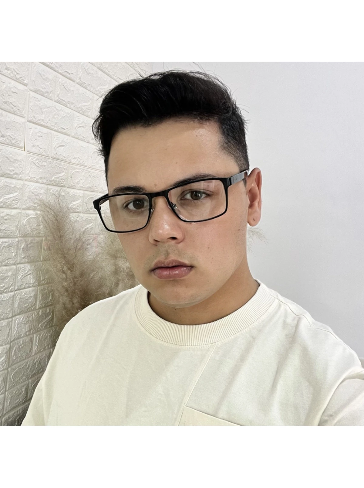 Armação de Óculos AQ240504 Retangular Preto