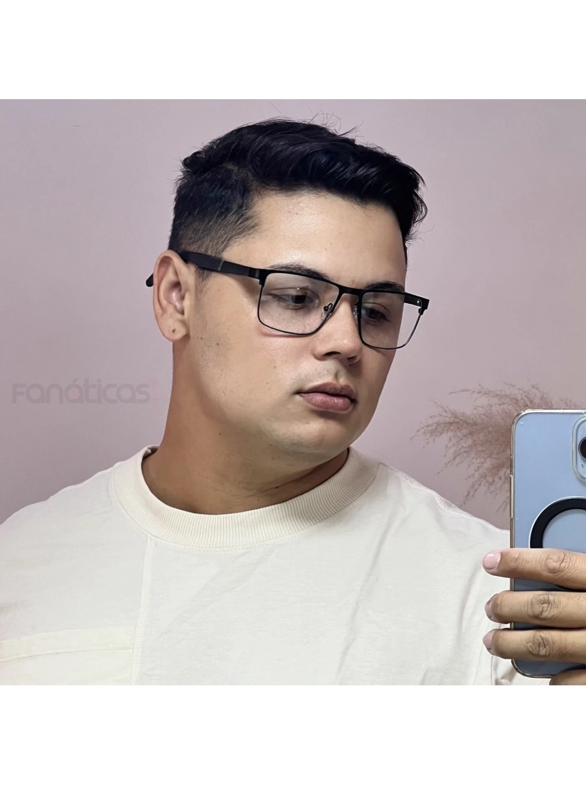 Armação de Óculos 2306 Quadrado Preto e Verde