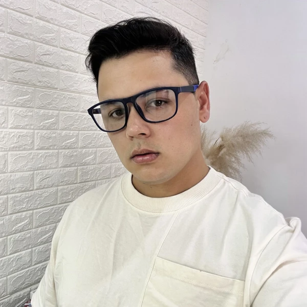 Armação de Óculos 76004 Quadrado Azul