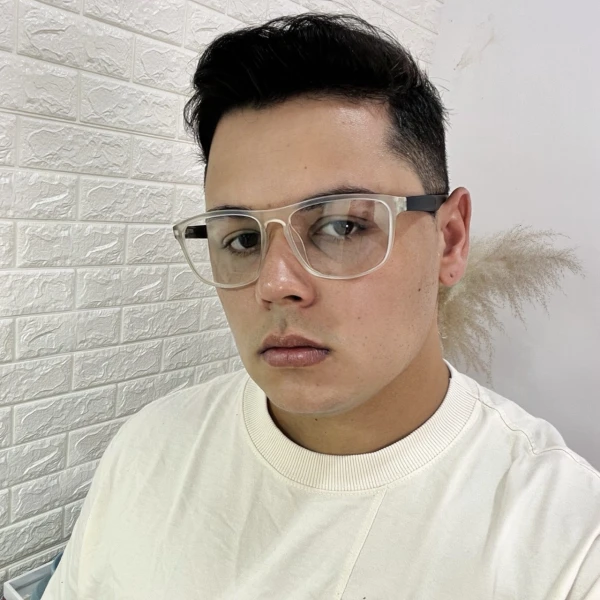 Armação de Óculos 76004 Quadrado Translucido