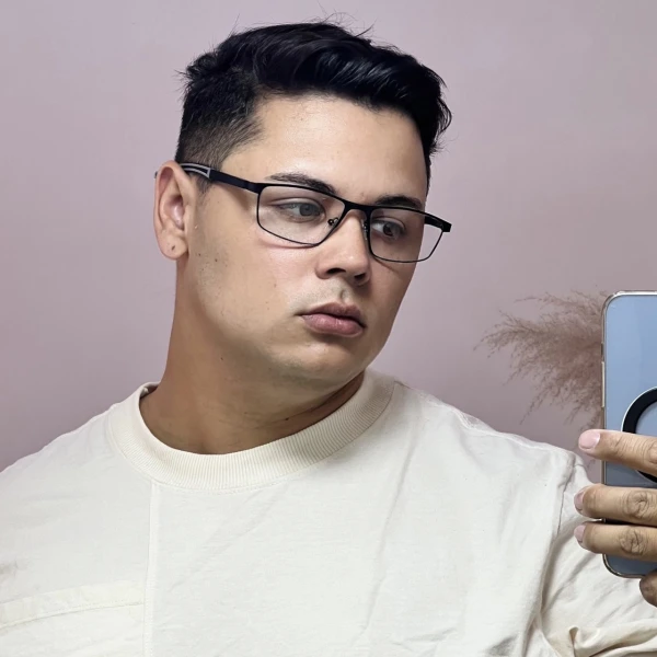 Armação de Óculos 202402 Esportivo Retangular Preto e Cinza