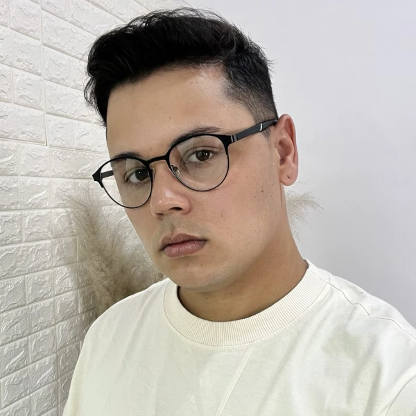 Armação de Óculos 6003 Redondo Preto