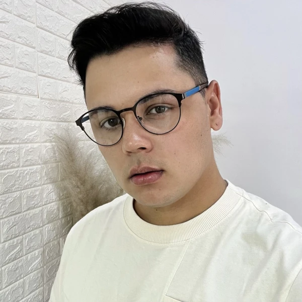 Armação de Óculos 6003 Redondo Marrom