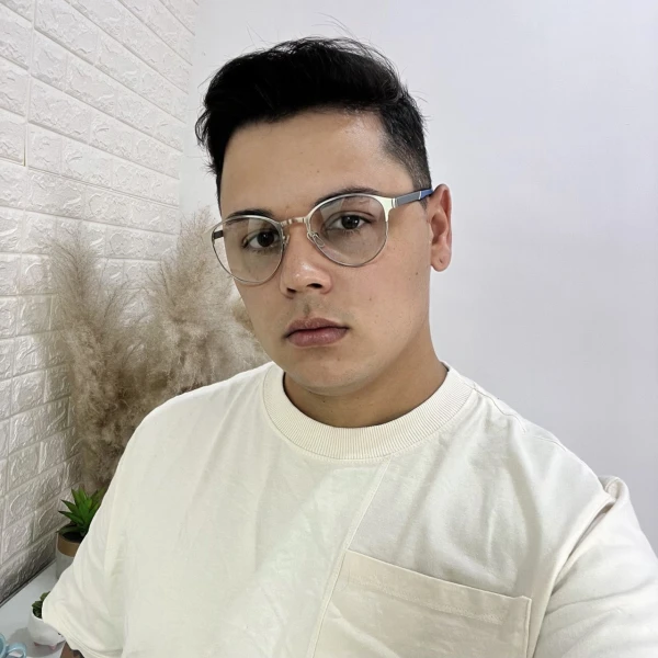 Armação de Óculos 6003 Redondo Prata