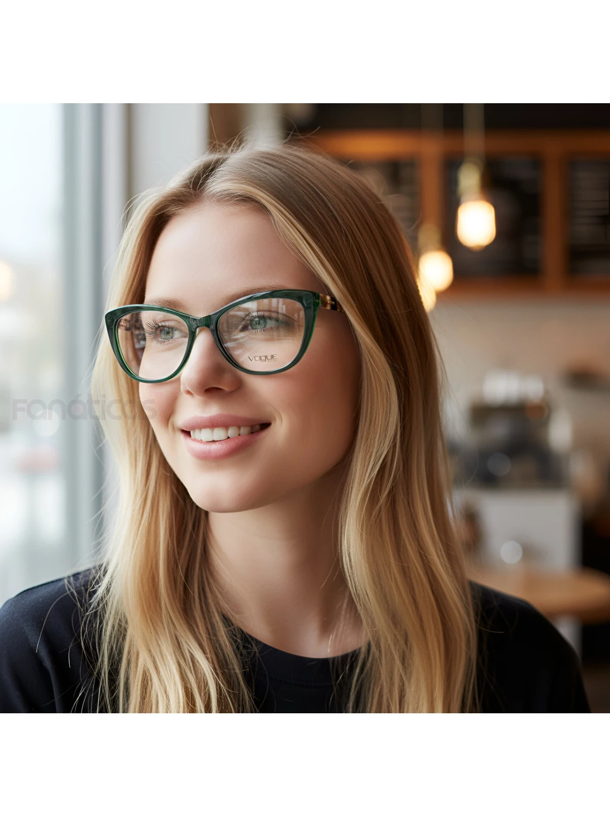 Armação de Óculos Gatinho VO4192 Verde e Tartaruga