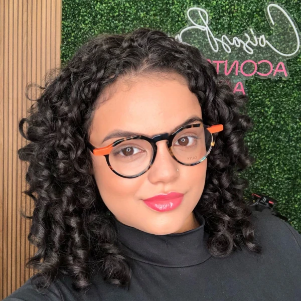 Armação de Óculos Redondo DL8004 Tartaruga